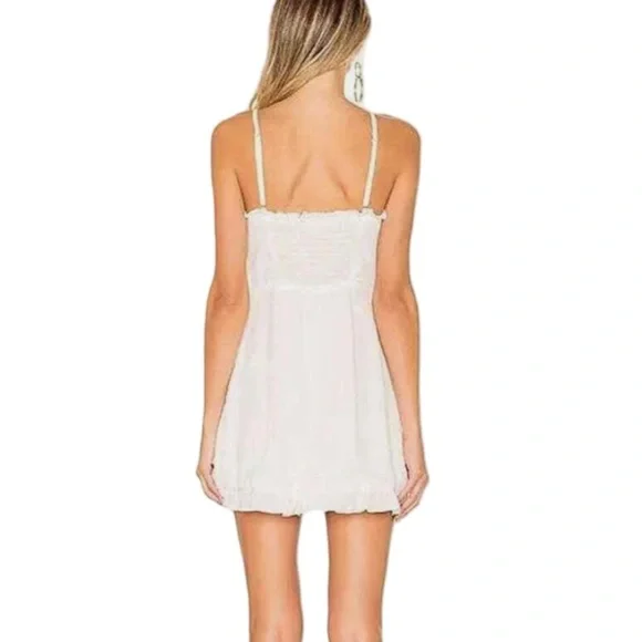 Superdown Charlee White Frill Cami Dress NWT Size S - Picture 4 of 13